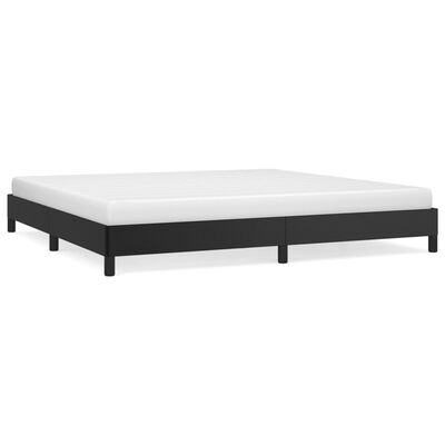 vidaXL Bedframe kunstleer zwart 200x200 cm