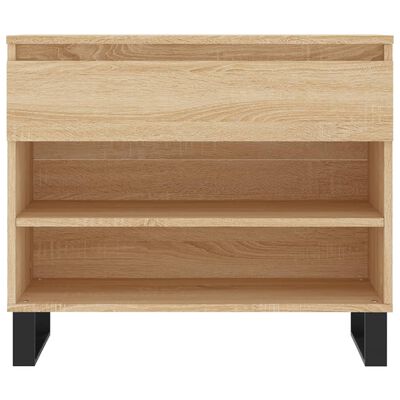 vidaXL Schoenenkast 70x36x60 cm bewerkt hout sonoma eikenkleurig