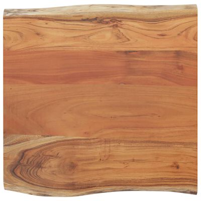 vidaXL Tafelblad vierkant natuurlijke rand 60x60x2,5 cm acaciahout