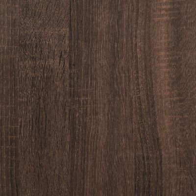 vidaXL Schoenenkast 52x37,5x100 cm bewerkt hout bruin eikenkleurig