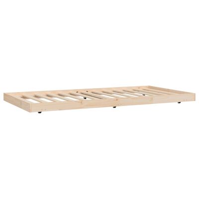 vidaXL Bedframe zonder matras massief grenenhout 90x200 cm