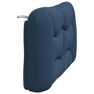 vidaXL Hoofdbordkussen 140 cm stof blauw