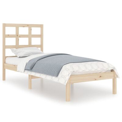 vidaXL Bedframe massief hout 100x200 cm