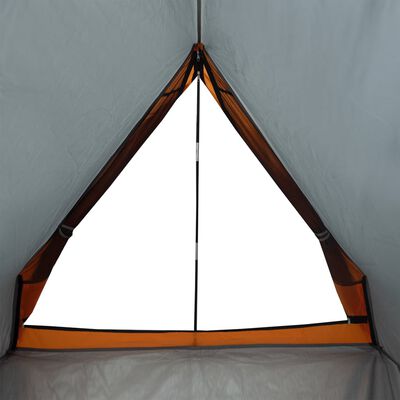 vidaXL Tent A-frame 2-persoons waterdicht grijs