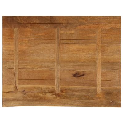 vidaXL Tafelblad met natuurlijke rand 90x80x3,8 cm massief mangohout