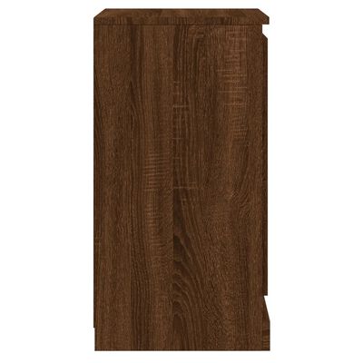 vidaXL Dressoir 37,5x35,5x67,5 cm bewerkt hout bruin eikenkleur