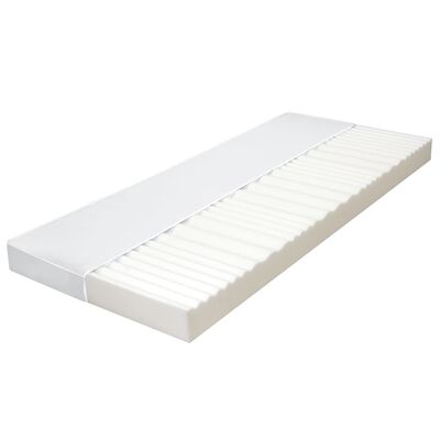 vidaXL Matras 7 Zone 10 cm PU-schuim H2 H3 100x200 cm