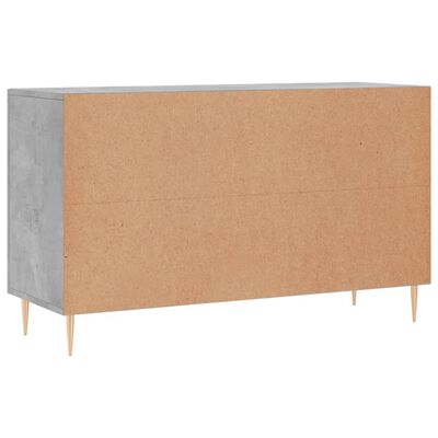 vidaXL Dressoir 100x36x60 cm bewerkt hout betongrijs