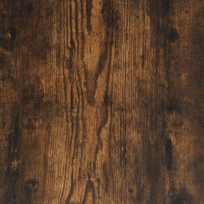 vidaXL Monitorstandaard verstelbaar 60x24x10,5 cm hout gerookt eiken