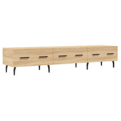 vidaXL Tv-meubel 150x36x30 cm bewerkt hout sonoma eikenkleurig