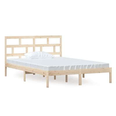 vidaXL Bedframe massief grenenhout 140x200 cm