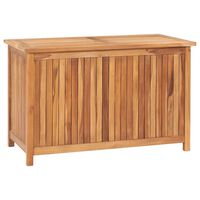 vidaXL Opbergbox 90x50x58 cm massief teakhout