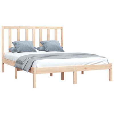 vidaXL Bedframe massief grenenhout 120x200 cm