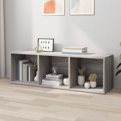 vidaXL Boekenkast/tv-meubel 36x30x114 cm hout grijs sonoma eiken