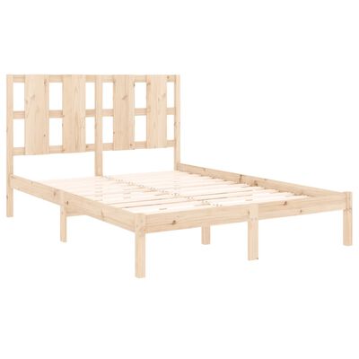 vidaXL Bedframe massief grenenhout 120x200 cm