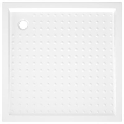 vidaXL Douchebak met noppen 80x80x4 cm ABS wit