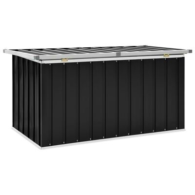 vidaXL Tuinbox 129x67x65 cm antraciet