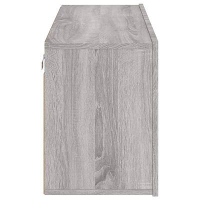 vidaXL Tv-meubel wandgemonteerd 100x30x41 cm grijs sonoma eikenkleurig