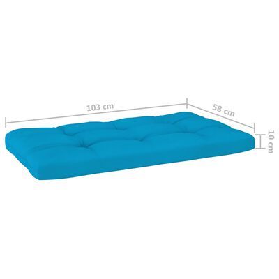 vidaXL Tuinhoekbank pallet zwart geïmpregneerd grenenhout