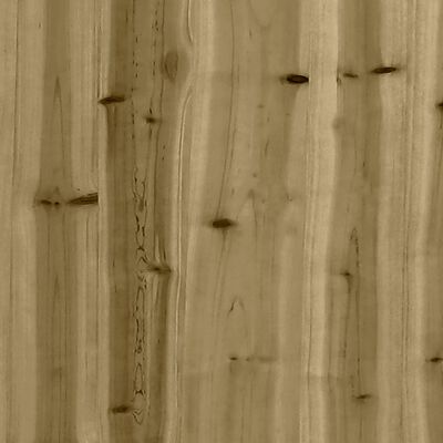 vidaXL Plantenbak verhoogd hekontwerp 100x50x70 cm geïmpregneerd hout