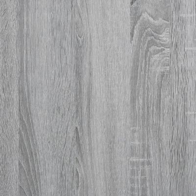 vidaXL Wastafelkast 80x30x60 cm bewerkt hout grijs sonoma eikenkleurig