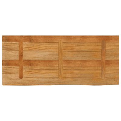 vidaXL Tafelblad met natuurlijke rand 140x60x2,5 cm massief mangohout