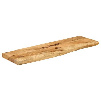 vidaXL Tafelblad met natuurlijke rand 110x40x3,8 cm massief mangohout