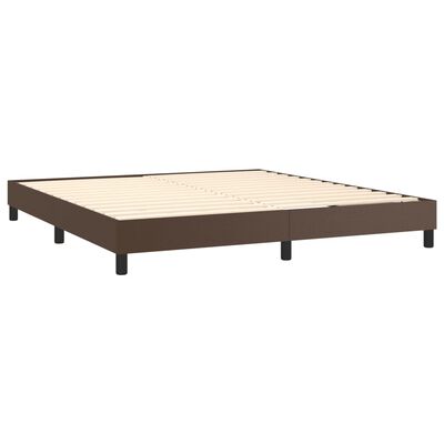 vidaXL Bedframe kunstleer bruin 180x200 cm