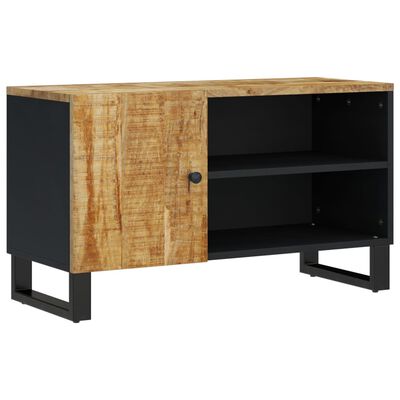 vidaXL Tv-meubel 80x33x46 cm massief mangohout en bewerkt hout