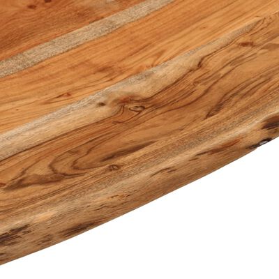 vidaXL Wandschap vierkant natuurlijke rand 40x40x2,5 cm acaciahout