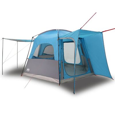 vidaXL Autotent 4-persoons waterdicht blauw