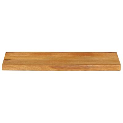 vidaXL Tafelblad met natuurlijke rand 90x20x2,5 cm massief mangohout