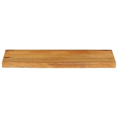 vidaXL Tafelblad met natuurlijke rand 80x20x2,5 cm massief mangohout