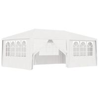 vidaXL Partytent met zijwanden professioneel 90 g/m² 4x6 m wit