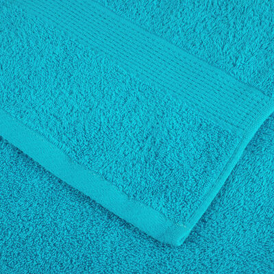 vidaXL Gastendoekjes SOLUND 2 st 600 g/m² 30x30 cm turquoise