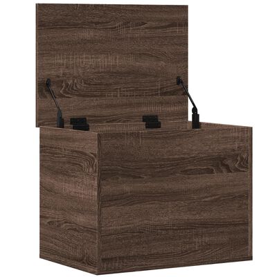 vidaXL Opbergbox 60x42x46 cm bewerkt hout bruin eikenkleurig