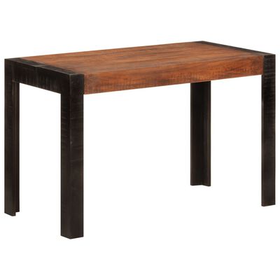 vidaXL Eettafel 120x60x76 cm massief mangohout honingbruin