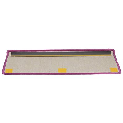 vidaXL Trapmatten 15 st 65x21x4 cm paars