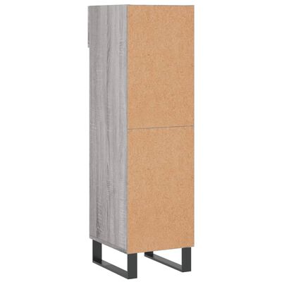 vidaXL Schoenenkast 30x35x105 cm bewerkt hout grijs sonoma eikenkleur