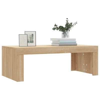 vidaXL Salontafel 102x50x36 cm bewerkt hout sonoma eikenkleurig