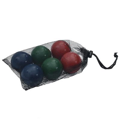 vidaXL 8-delige Jeu de boules ballenset en draagtas massief grenenhout