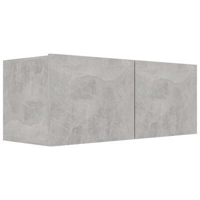 vidaXL Tv-meubelen 4 st 80x30x30 cm bewerkt hout betongrijs