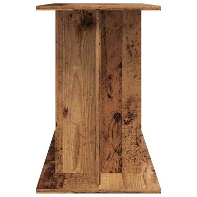 vidaXL Aquariumstandaard 100x40x60 cm bewerkt hout oud houtkleurig