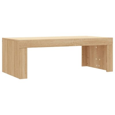 vidaXL Salontafel 102x50x36 cm bewerkt hout sonoma eikenkleurig