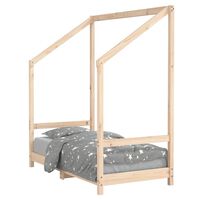 vidaXL Kinderbedframe 70x140 cm massief grenenhout