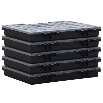 vidaXL Assortimentsdozen 10 st 40x30x5 cm polypropeen