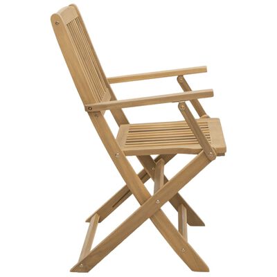 vidaXL Tuinstoelen 4 st inklapbaar 57,5x54,5x90 cm massief acaciahout