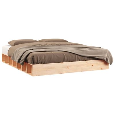 vidaXL Bedframe massief hout 140x200 cm