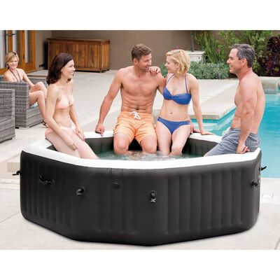 Intex Bubbelbad PureSpa achthoekig