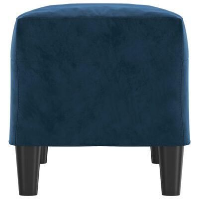 vidaXL Bankje 70x35x41 cm fluweel blauw